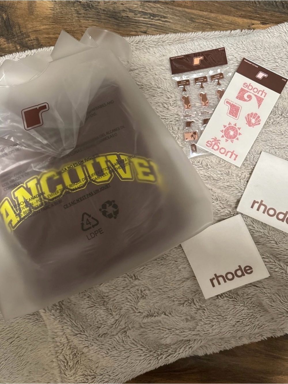 RHODE pop up bundle!!  VANCOUVER'